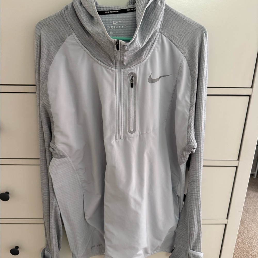 NIKE Therma Sphere Element Half-Zip Mens Navy Running Hoodie (Discontinued)